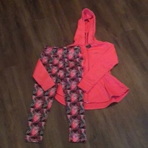 Fleece active Jacket and leggings